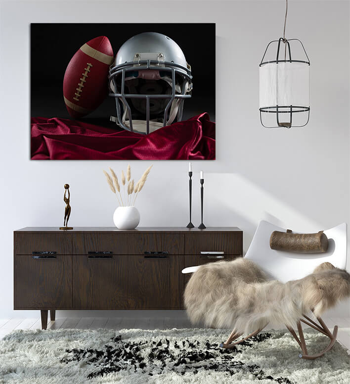 M1 0030 ML 0036 29574354 close up of american football jersey head gear and football AOAY2644