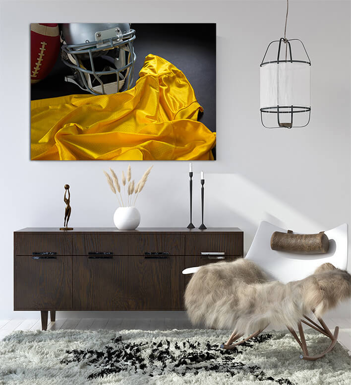 M1 0036 ML 0030 29574870 close up of american football jersey head gear and football AOAY2650