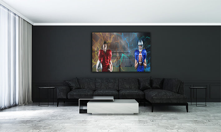 M2 0007 ML 0017 29653518 american football players blue and red AOAY2666