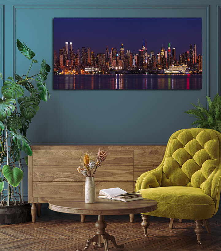 M2 0045 ML 0045 4214046 midtown manhattan skyline and the hudson river at night new york usa AOAY3075
