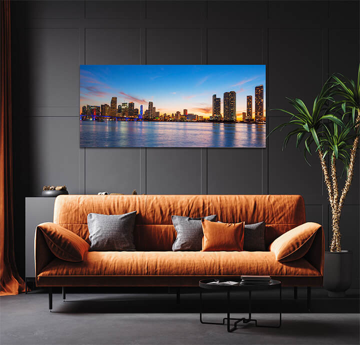 M4 0027 MP 0045 14677776 panoramic view of miami at sunset AOAY3129