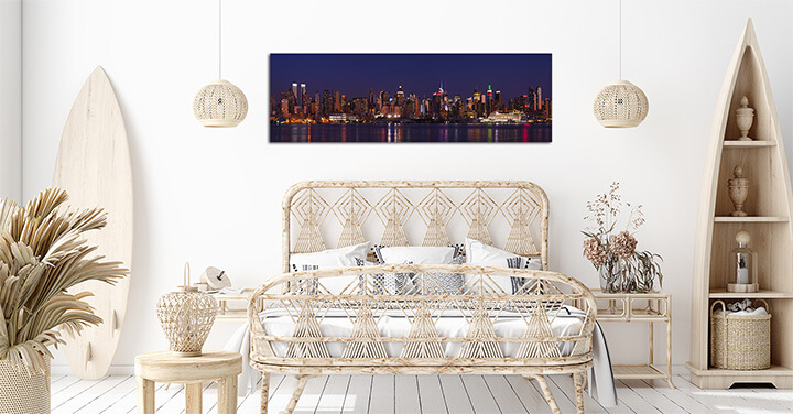 M6 0001 ML 0045 4214046 midtown manhattan skyline and the hudson river at night new york usa AOAY3075