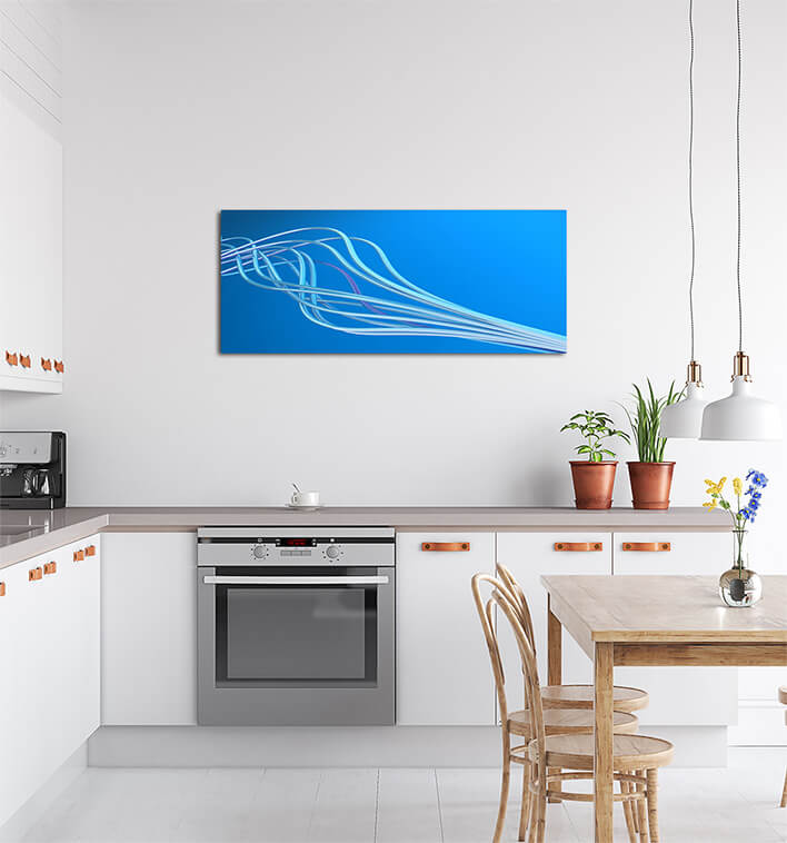 M6 0021 ML 0052 2866499 bound metallic wires on a light background in blue tones AOAY2848