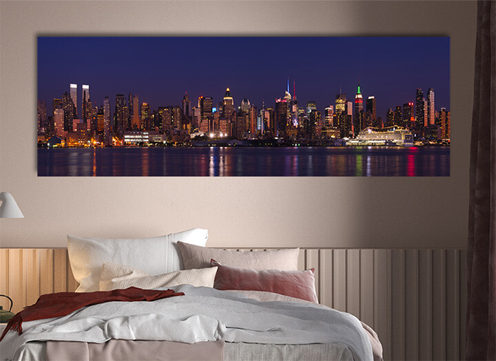 M8 0002 ML 0045 4214046 midtown manhattan skyline and the hudson river at night new york usa AOAY3075