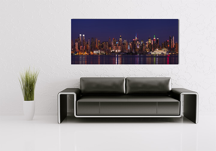 M9 0042 ML 0045 4214046 midtown manhattan skyline and the hudson river at night new york usa AOAY3075