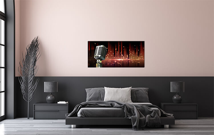 S4 0069 ML 0047 20603900 digitally generated retro chrome microphone AOAY2763
