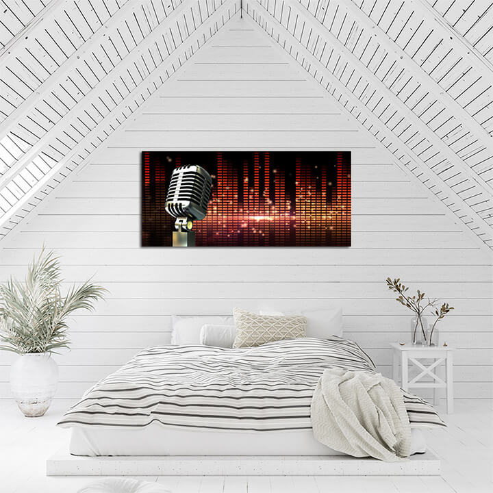 S5 0071 ML 0047 20603900 digitally generated retro chrome microphone AOAY2763