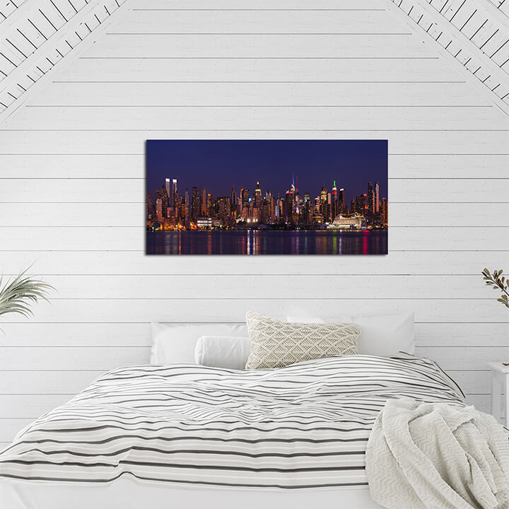 S6 0011 ML 0045 4214046 midtown manhattan skyline and the hudson river at night new york usa AOAY3075
