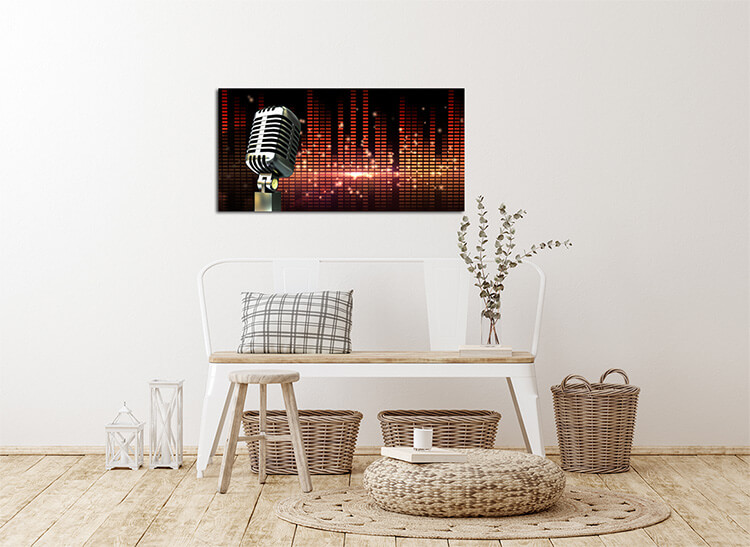 S7 0072 ML 0047 20603900 digitally generated retro chrome microphone AOAY2763