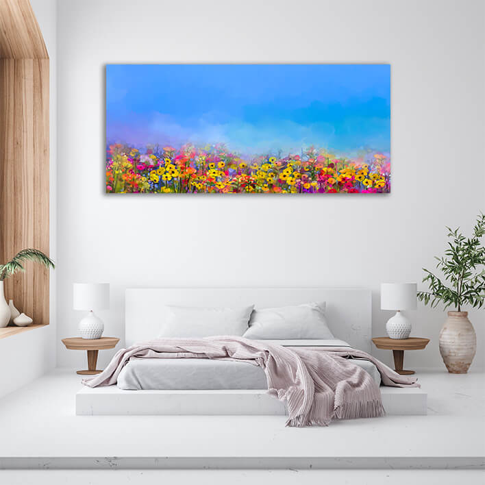 M2 0013 MP 0004 22743886 oil painting of summer spring flowers cornflower daisy flower AOAY3570