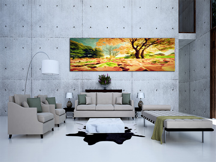 M3 0038 MP 0027 9799302 painting of autumn fall landscape in park AOAY3550