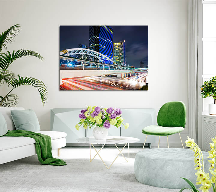 M4 0015 ML PORT 0012 9578706 bangkok cityscape and traffic congestion AOAY3427