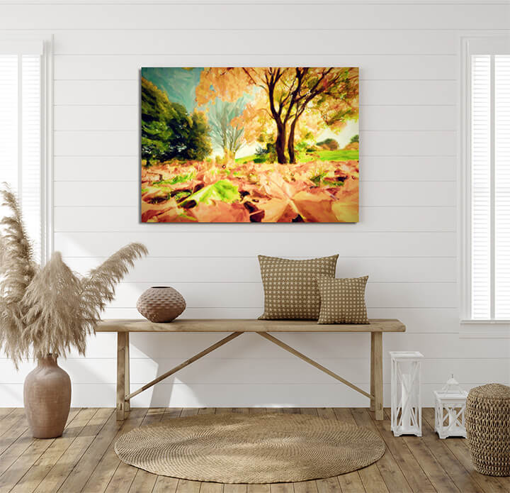M5 0041 MP 0027 9799302 painting of autumn fall landscape in park AOAY3550