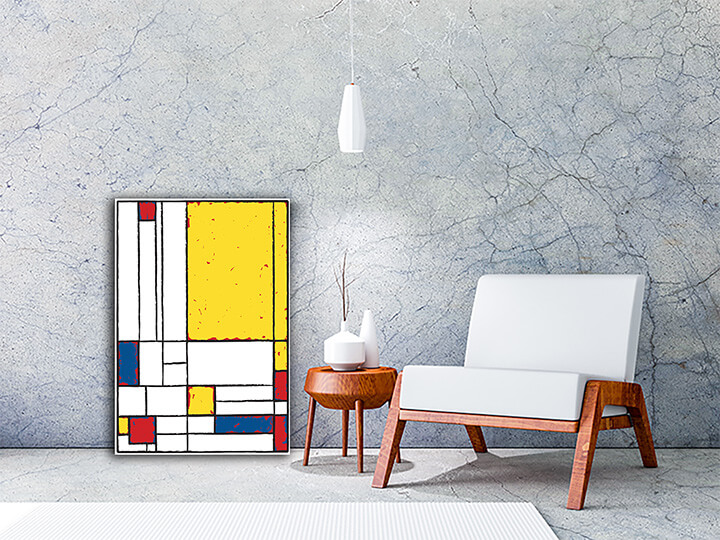 M1 0003 MP 0003 41319308 Cubist painting Yellow main AOAA3050