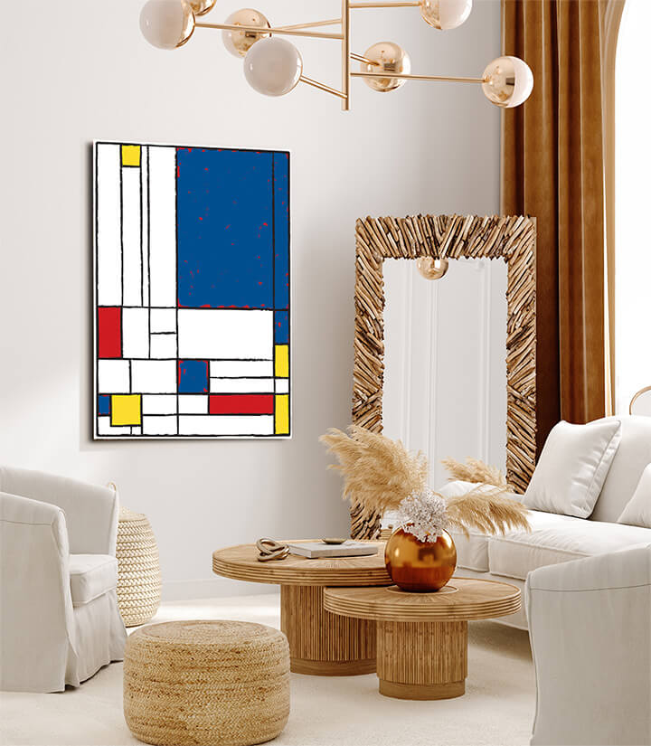 M3 0002 MP 0005 41319308 Cubist painting Red touch AOAA3049