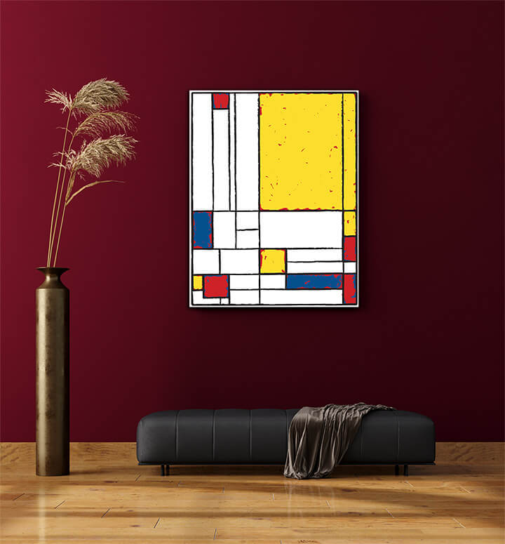 M5 0003 MP 0003 41319308 Cubist painting Yellow main AOAA3050