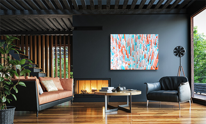 M6 0014 MP 0001 28059918 chaotic multi colored cylinders AOAY2949