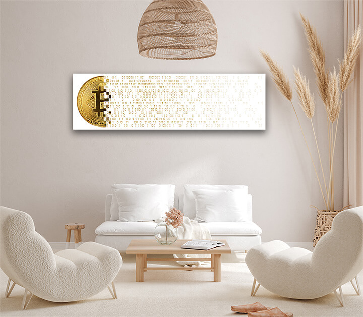 R2 0007 MP 0015 39025326 physical bitcoin virtual crypto currency coin blockchain technology AOAY3990