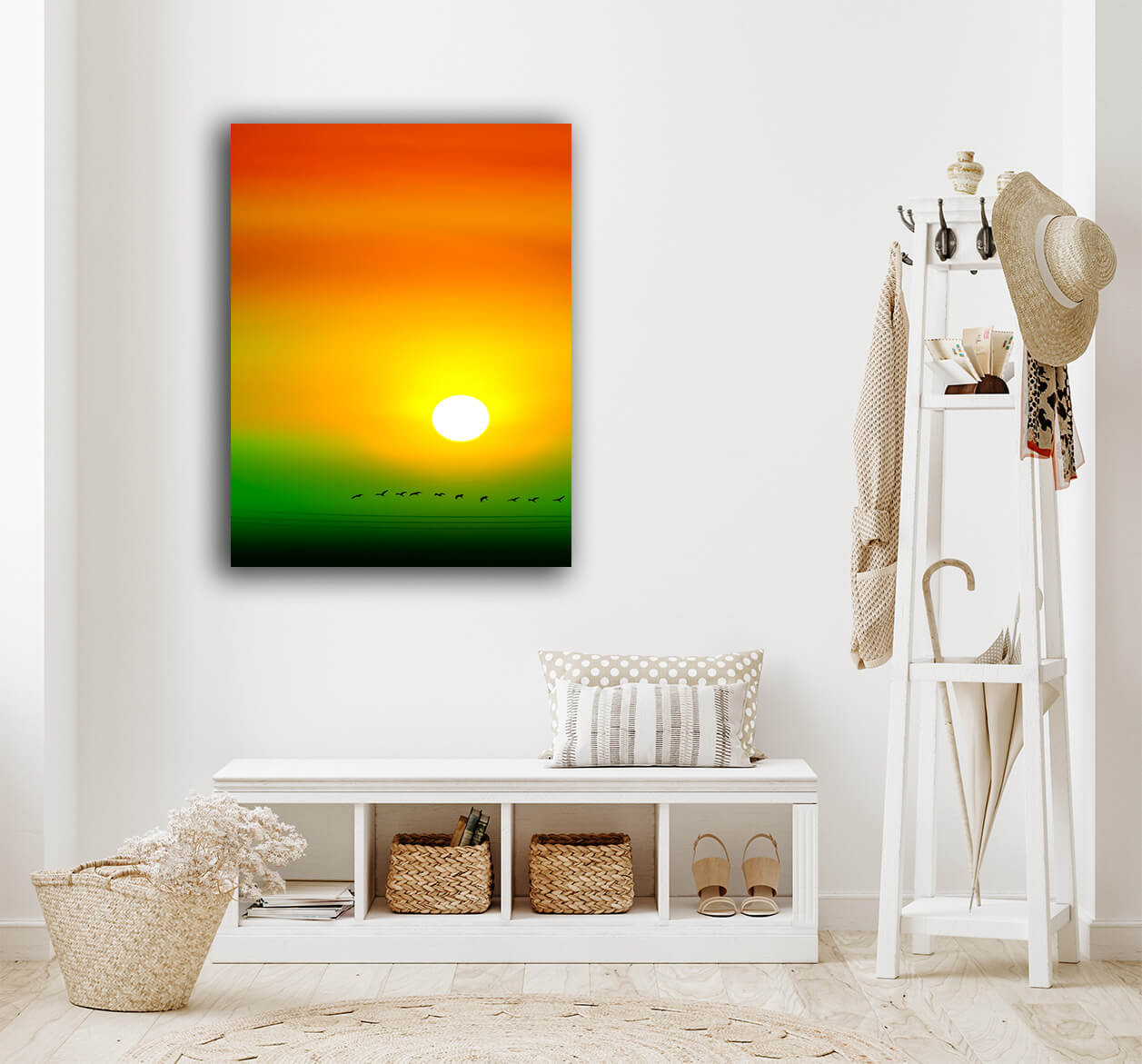 R3 0028 MP PORTRIATE 0000 30955548 multicolor of sunset sky and sun ray all around and silhouette AOAY3872