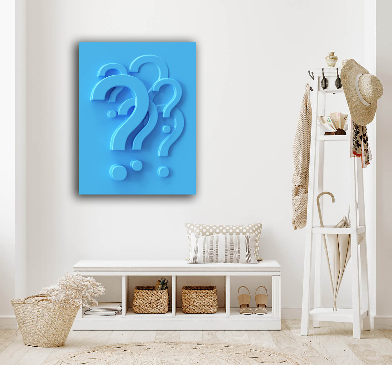 R3 0044 MP PORTRIATE 0029 45313716 large question mark in blue colors 3d render AOAY3889