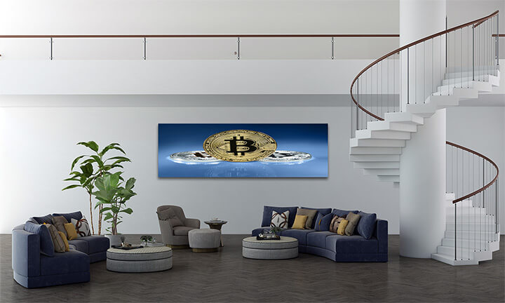 R4 0023 MP 0024 39024094 physical bitcoins virtual crypto currency coin blockchain technology AOAY3982