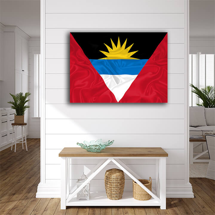 R5 0043 ML 0026 Antigua and Barbuda flag waving AOAY4093