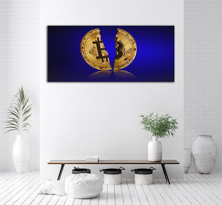 R6 0020 MP 0002 39023774 physical bitcoin virtual crypto currency coin blockchain technology AOAY3979