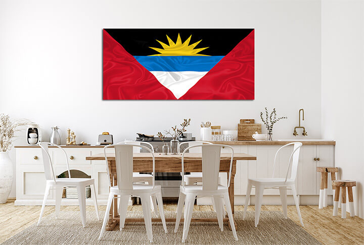 R6 0045 ML 0026 Antigua and Barbuda flag waving AOAY4093