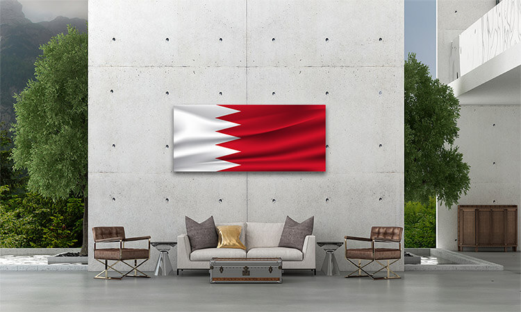 R9 0009 ML 0012 Bahrain Waving Flag AOAY4035