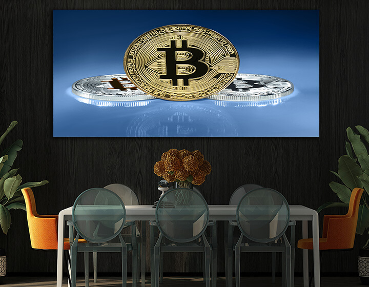 R9 0023 MP 0024 39024094 physical bitcoins virtual crypto currency coin blockchain technology AOAY3982