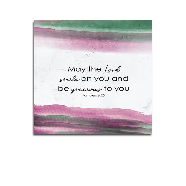 R10 0006 M MS 0001 MS 0005 NUMBERS 6.25 May the Lord Smile on you and be gracious to you. 04 AOAY3581