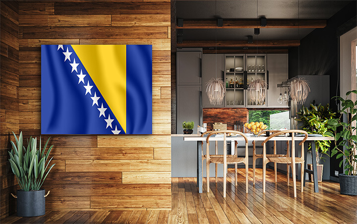 R3 0040 ML 0046 Bosnia and Herzegovina Waving Flag AOAY4197