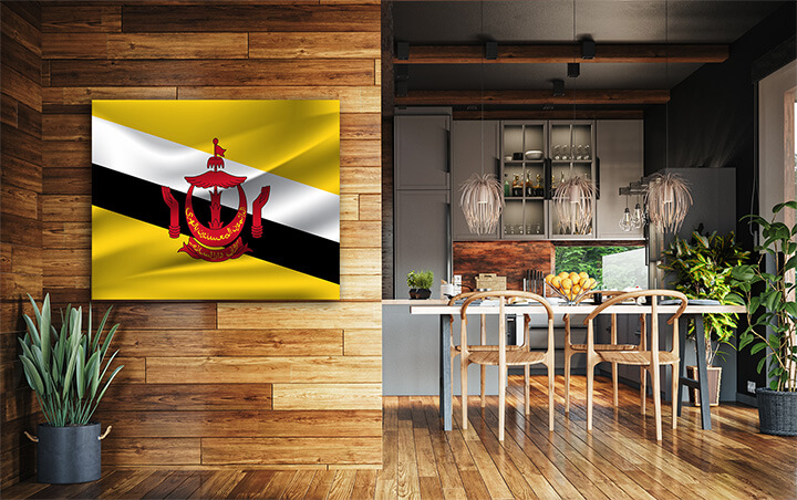 R3 0046 ML 0040 Brunei Waving Flag AOAY4029