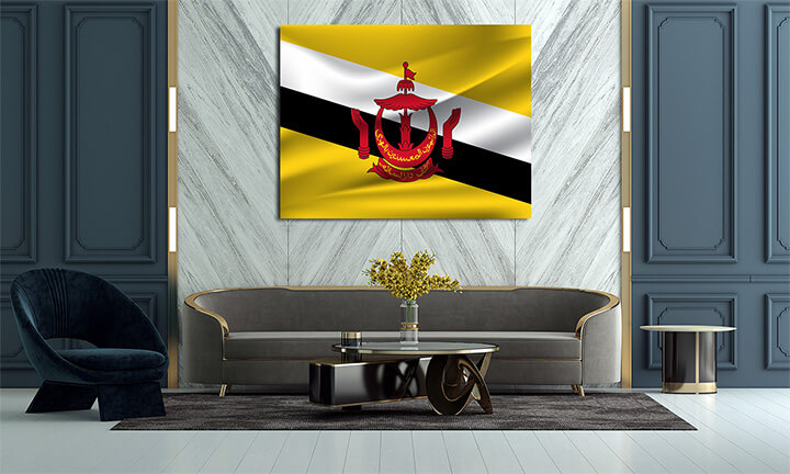 R4 0032 ML 0040 Brunei Waving Flag AOAY4029