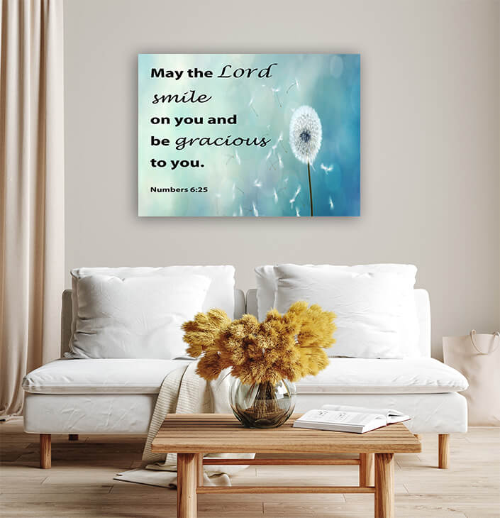 R5 0005 M MS 0007 MS 0008 NUMBERS 6.25 May the Lord Smile on you and be gracious to you. 01 AOAY3579