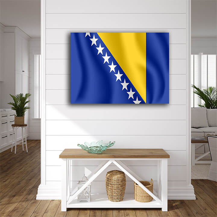 R5 0023 ML 0046 Bosnia and Herzegovina Waving Flag AOAY4197