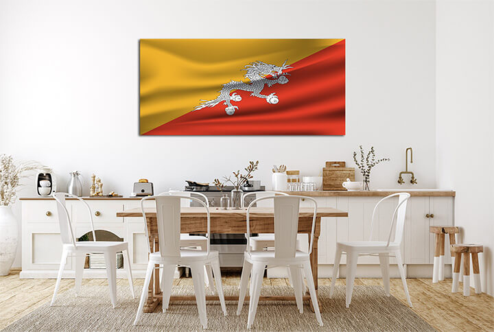 R6 0020 ML 0001 Bhutan Waving Flag AOAY4031