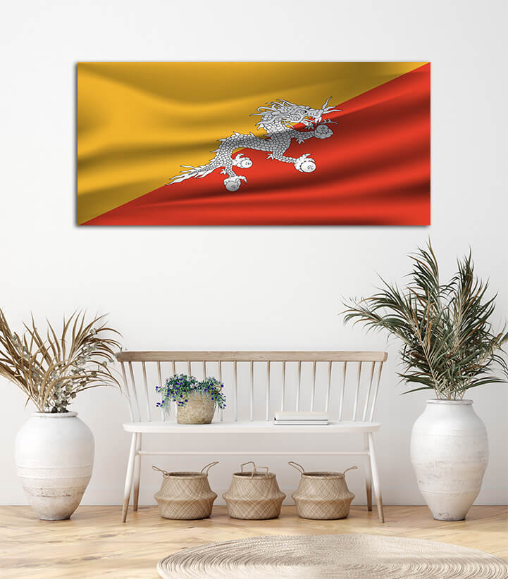 R7 0023 ML 0001 Bhutan Waving Flag AOAY4031