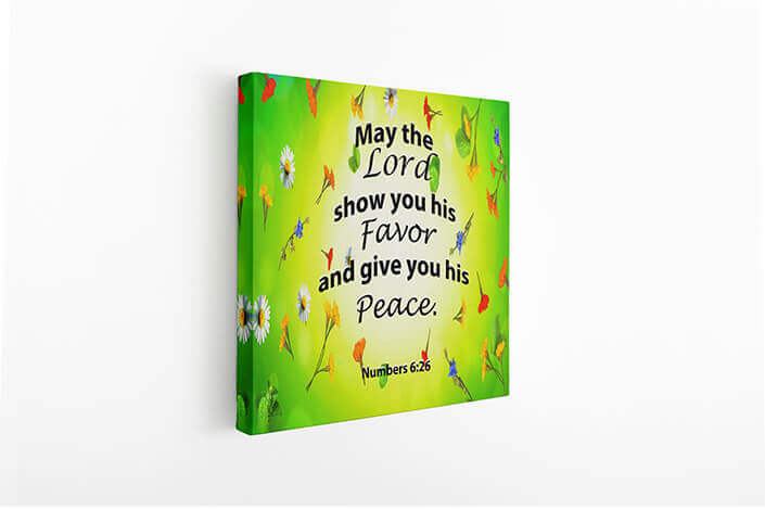 R9 0007 R1 NUMBERS 6.26 May the Lord show you his favour and give you his peace. 09 AOAY3585