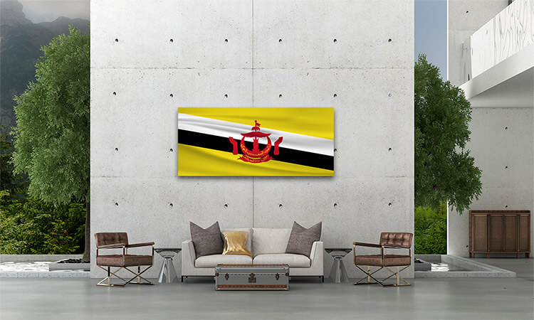 R9 0032 ML 0039 Brunei Waving Flag AOAY4262