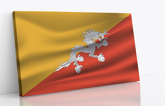 T2 0001 R2 0001 Bhutan Waving Flag AOAY4031