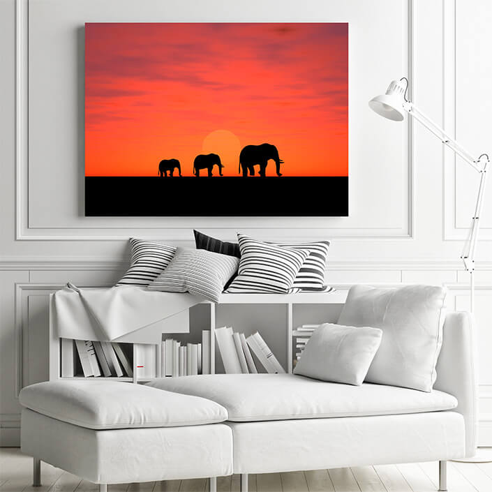WEB 01 0023 ML 0035 2145231 elephants on a sundown AOAY4464