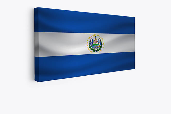 M01 WEB 0009 E1 0007 El Salvador Waving Flag AOAY4309