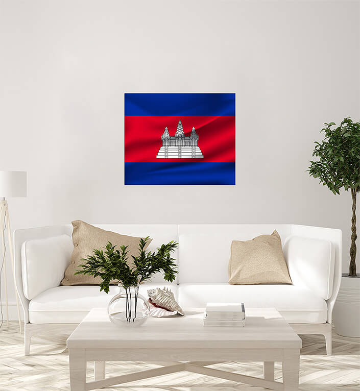M2 0003 MP 0007 Cambodia Waving Flag AOAY4027