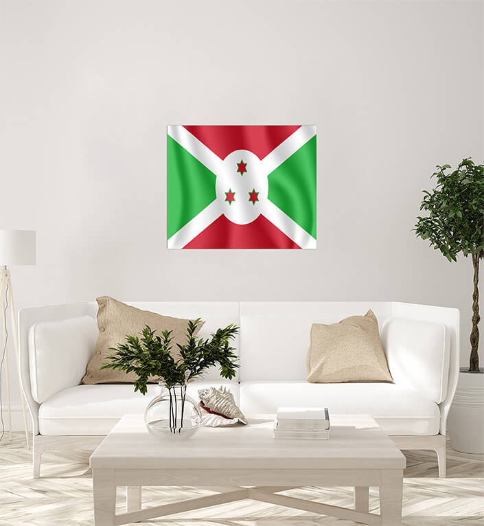 M2 0005 MP 0009 Burundi Waving Flag AOAY4142