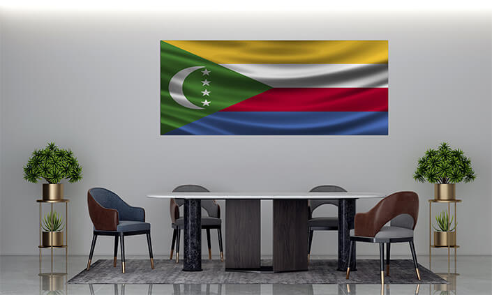 M2 0006 MP2 0017 Comoros Waving Flag AOAY4253