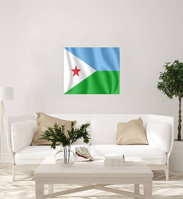 M2 0013 MP 0017 Djibouti Waving Flag AOAY4144