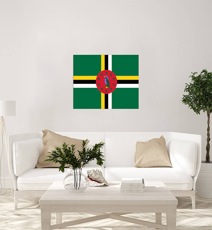 M2 0017 MP 0021 Commonwealth of Dominica Flag AOAY4240