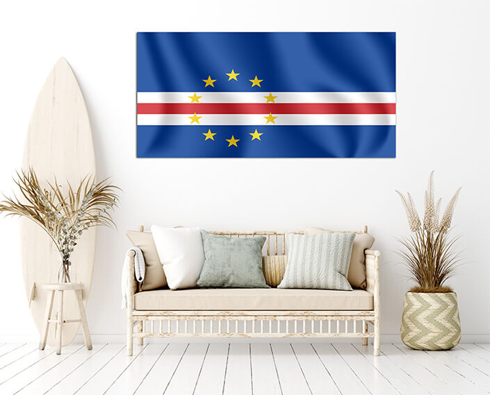 M3 0007 MP2 0000 Cape Verde (Cabo Verde) Waving Flag AOAY4213
