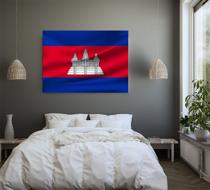 M4 0003 MP 0007 Cambodia Waving Flag AOAY4027